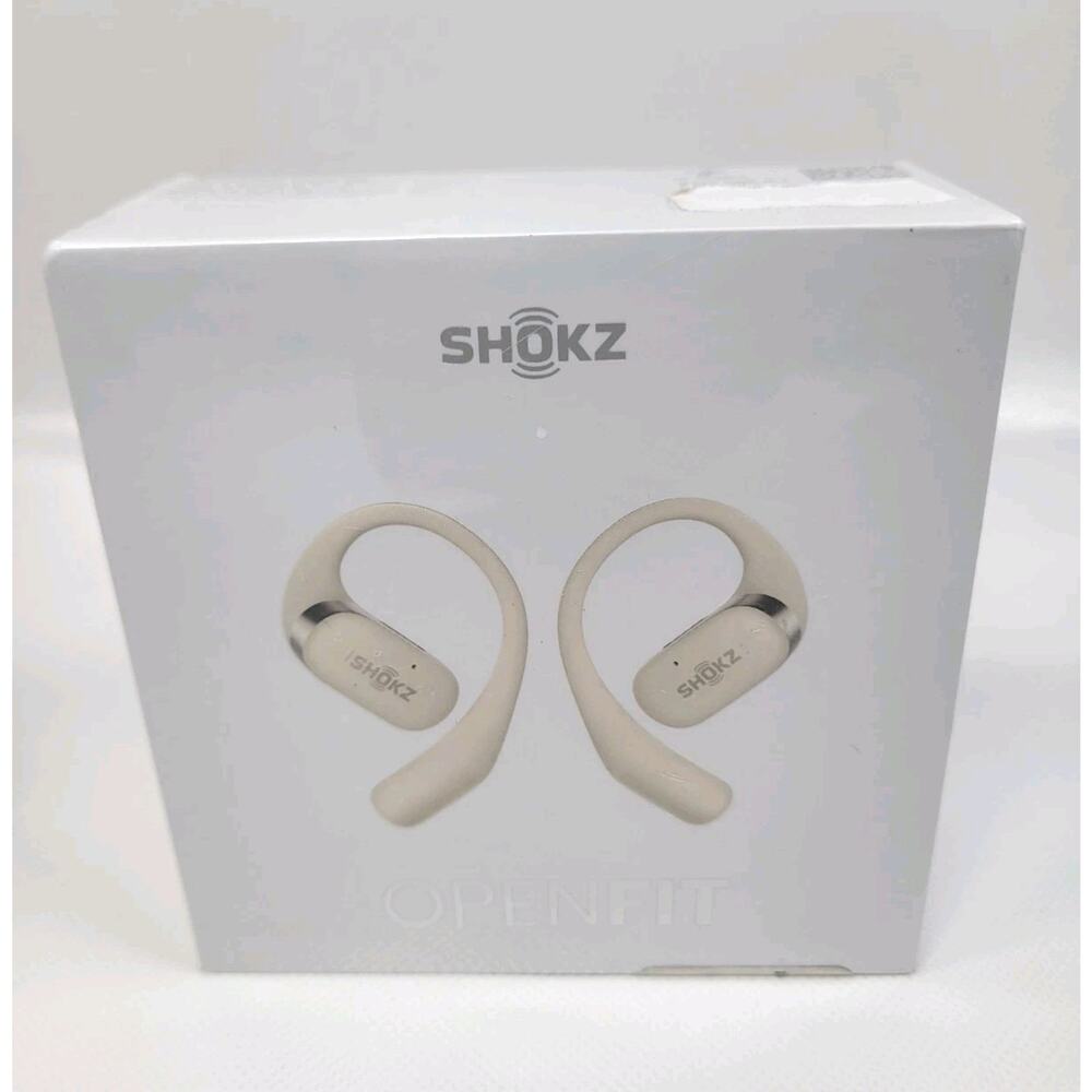 Shokz OpenFit Open-Ear Bluetooth True Wireless Earbuds - Beige T910 - Picture 5 of 5